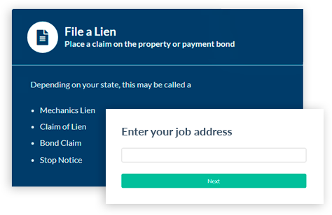 Mechanics lien county recorder e-filing