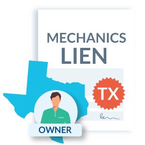 Record your lien with the Texas county clerk