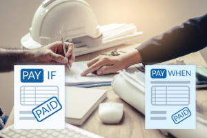 Pay-when-paid and pay-if-paid construction contract clauses