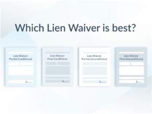 Which lien waiver is best?
