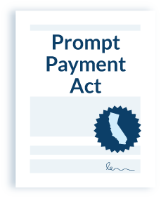 California Prompt Payment Act