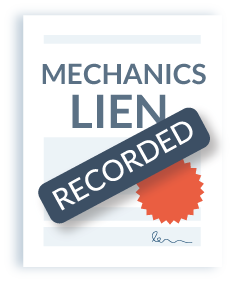 Mechanics Lien Recorded