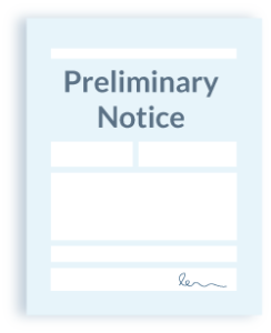 Preliminary Notice icon