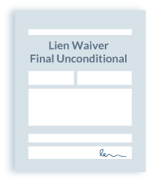 Final Conditional Lien Waiver