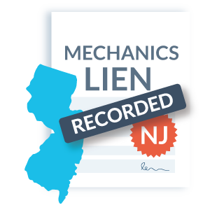 NJ mechanics lien step 2 - Record the lien