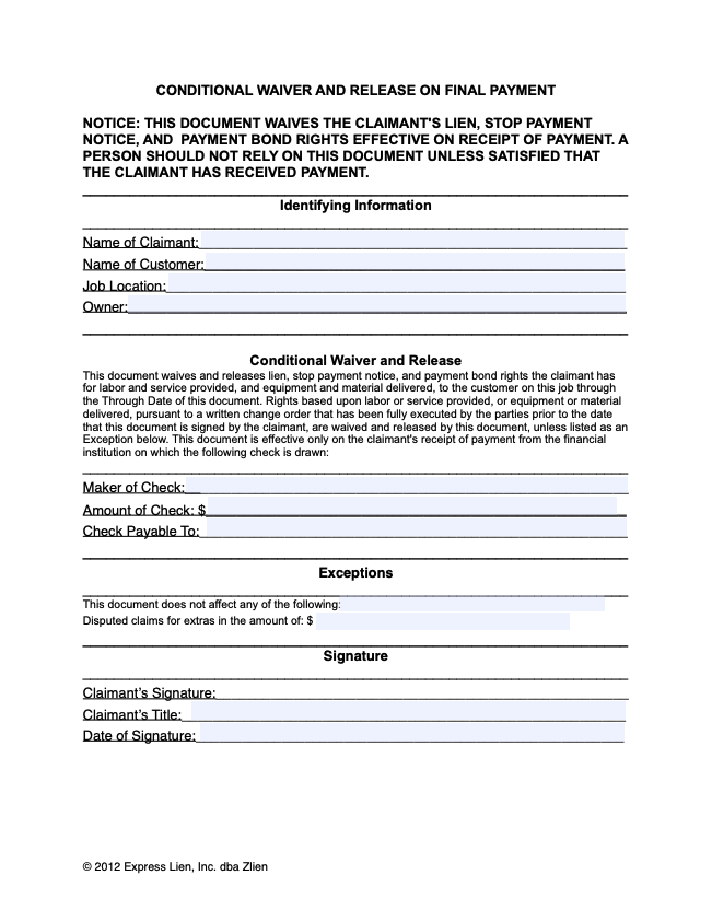 california-conditional-waiver-and-release-on-final-payment-form