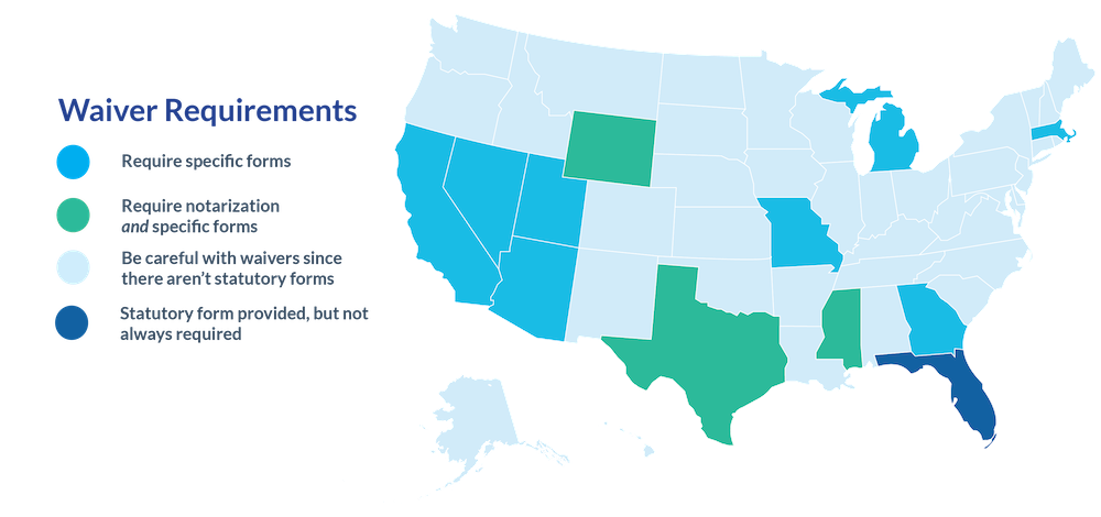 Lien Waivers: 12 States with Required Forms that You Have to Use | levelset