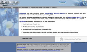Caprenos Notice Services Reviews & Information