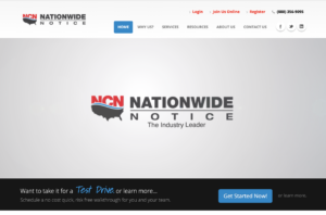 Nationwide Notice Website & Review of Services