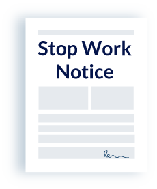 Stop Work Notice