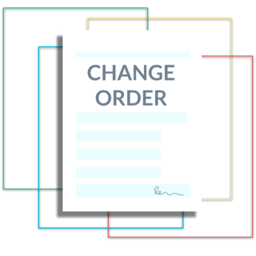 Change order templates icon transparent