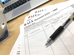 Filling out the AIA G703 Continuation Sheet
