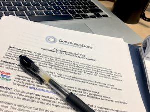 Filling out the ConsensusDocs 710 - Subcontractor Application for Payment
