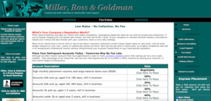 Miller Ross & Goldman website screenshot