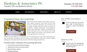 Haskins & Associates PC | Construction Accountants in Texas
