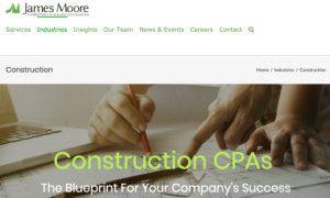James Moore Certified Public Accountant and Consultants | Florida Construction Accountants