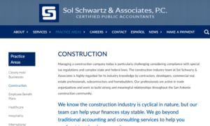 Sol Schwartz & Associates PC | Construction Accountants in Texas