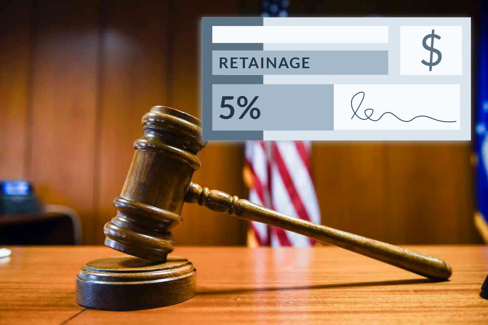 California Subcontractor Quits Job, Loses Retainage