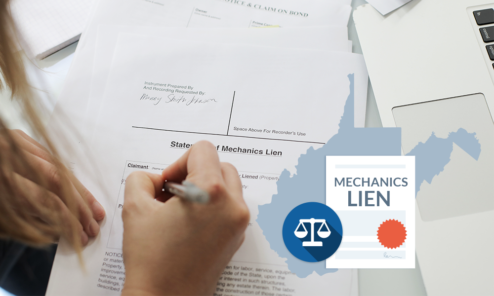 How to file mechanics lien in West Virginia