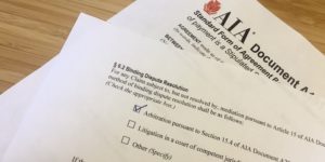 Arbitration clause AIA