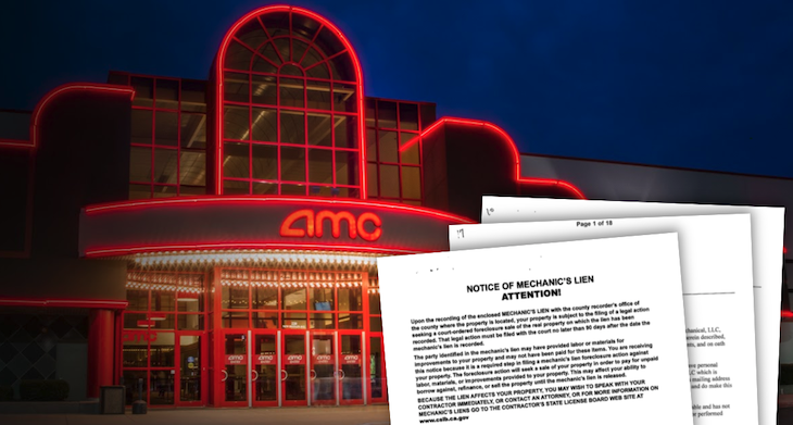 Facing Bankruptcy, Movie Theater Chains Owe Millions to Contractors image