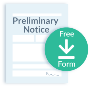 Preliminary notice form download
