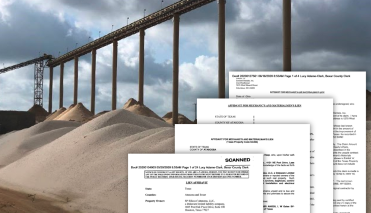 South Texas Sand Mining Plant Faces $2.1M in Lien Claims Amid Layoffs image