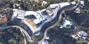 Bel Air mansion satellite image