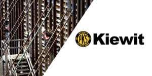Kiewit Corporation Logo and Construction Site