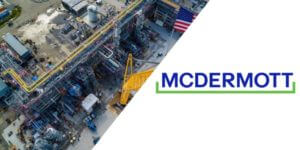 McDermott Logo and construction site photo