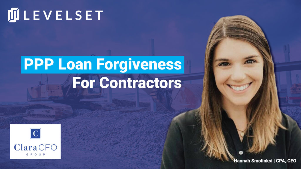 PPP Loan forgiveness for Contractors with Hannah Smolinski