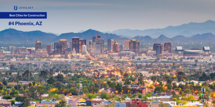 Phoenix skyline - #4 Best City for Construction