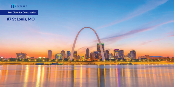 St Louis skyline - #7 Best City for Construction