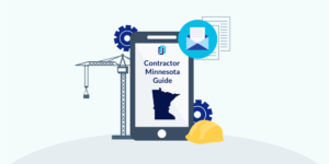 Illustration of phone showing Minnesota Contractor Licensing Guide