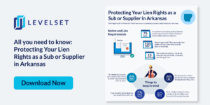 Protect your lien rights in Arkansas mini infographic