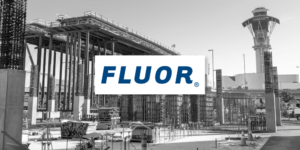 Photo with overlay of Fluor logo