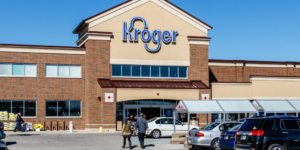 External photo of Kroger supermarket