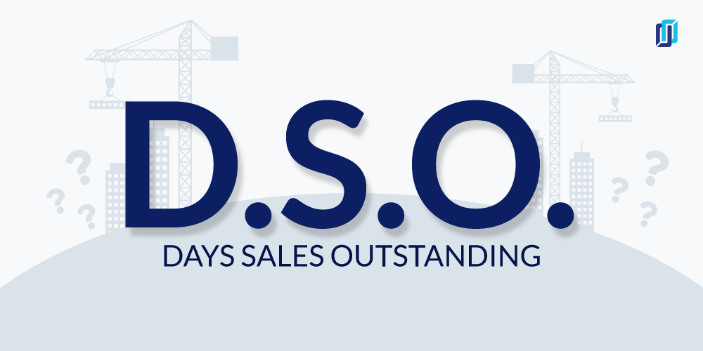 illustration with text reading "DSO (Days Sales Outstanding)"