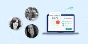 Three Credit Professionals headshots and laptop illustration Three Credit Professionals headshots and laptop illustration