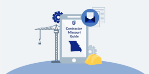 Illustration of phone showing Missouri Contractor Licensing Guide