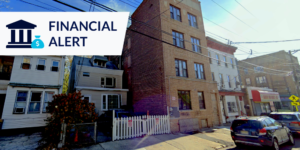 New Jersey housing with financial alert tag