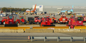 Photo of construction at JFK International Airport