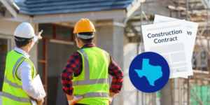 Texas construction contract illustration