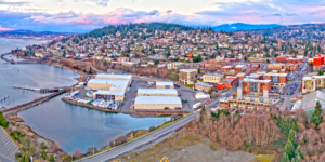 Aerial photo of San Juan County, Washington