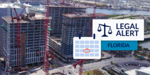 construction in Duval County Florida with Florida Legal Alert graphic