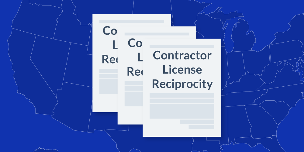 Contractor license reciprocity