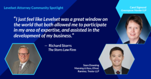 Levelset Attorney Community Spotlight Blog Header Image