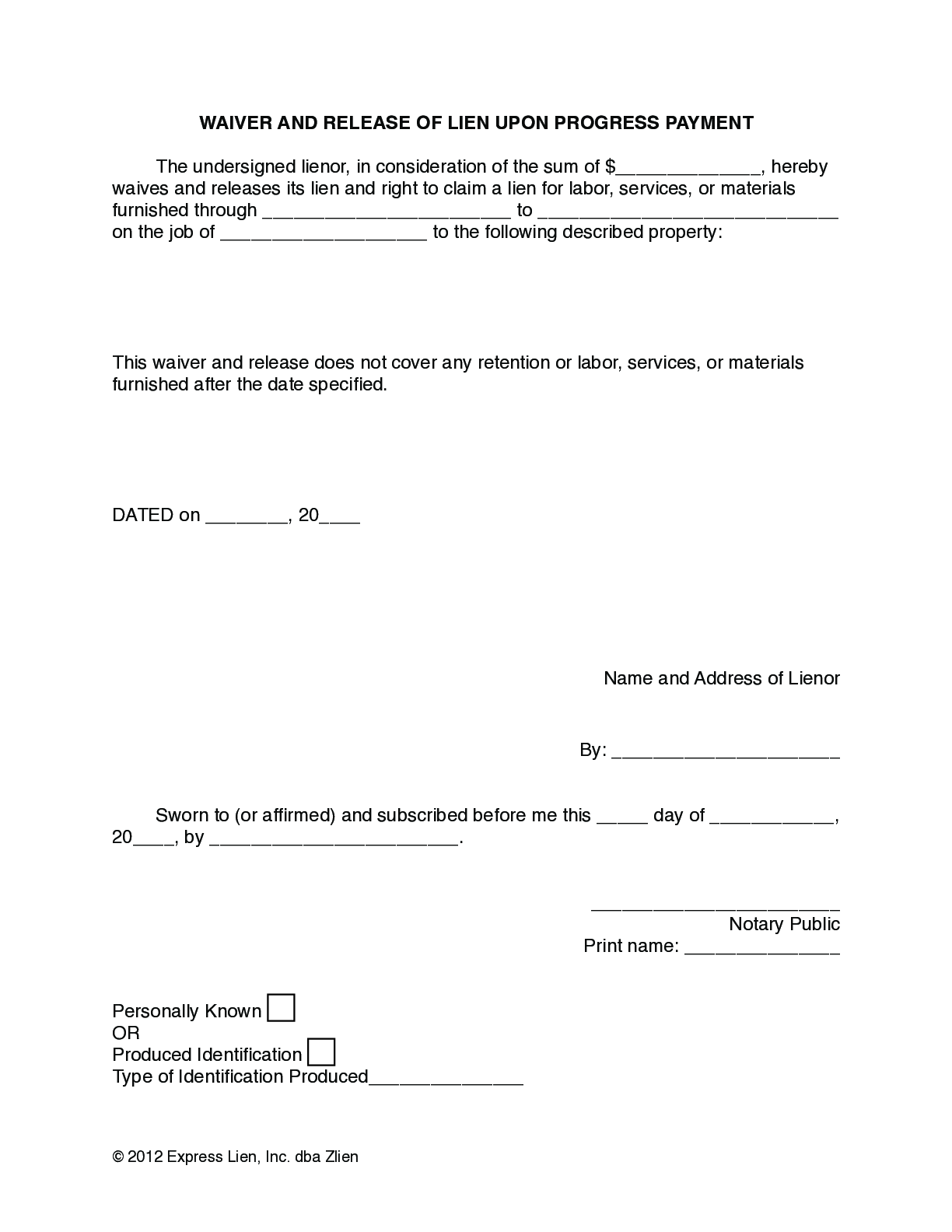 florida-partial-conditional-lien-waiver-form-free-template